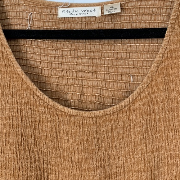 Mustard yellow cottagecore dress - Picture 6 of 8